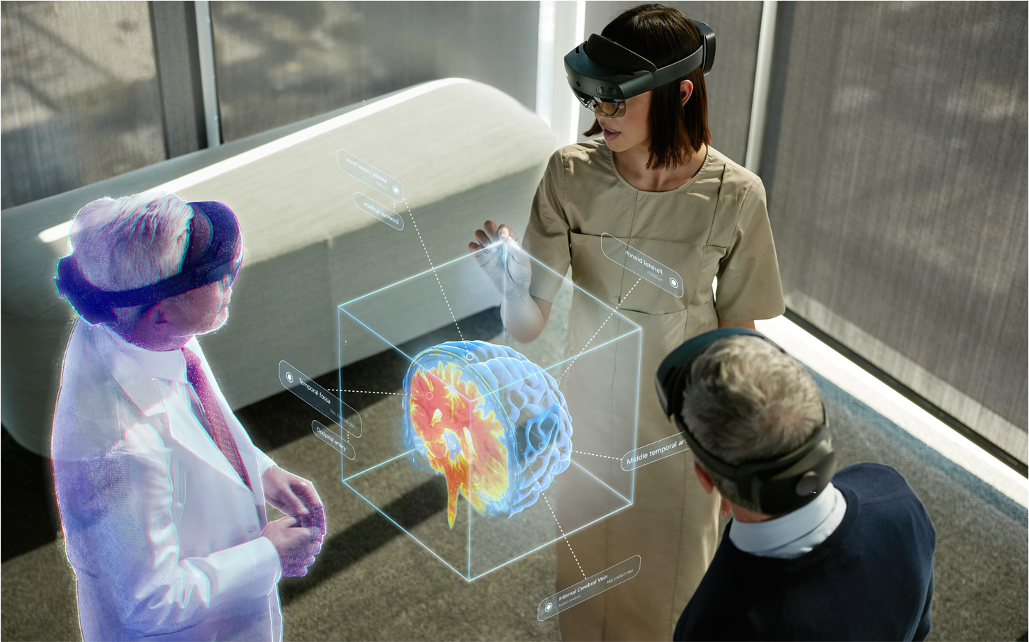 Holotransporte, la nueva tecnología de comunicación de Microsoft Mesh