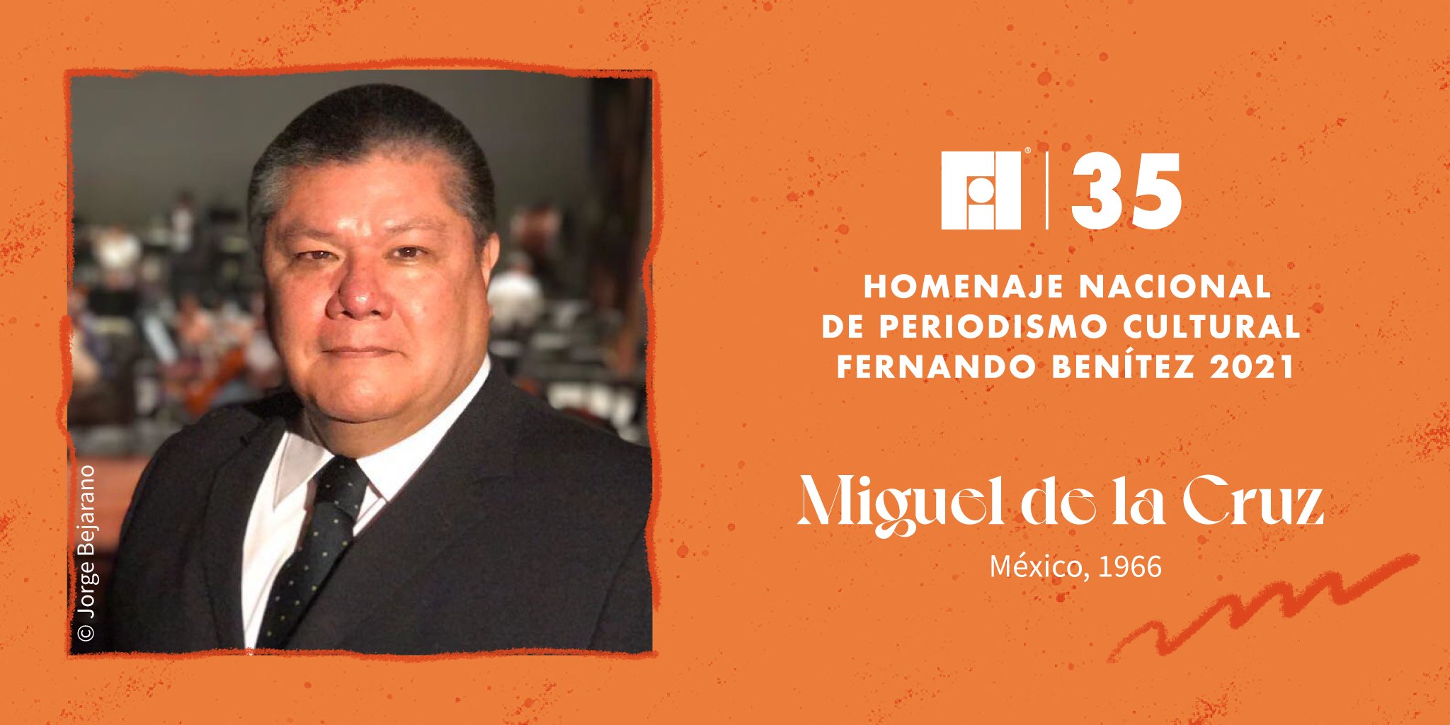 Miguel de la Cruz recibirá el Homenaje Nacional de Periodismo Cultural Fernando Benítez en la FIL