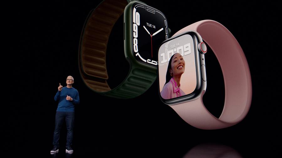 Apple presenta el reloj Apple Watch Series 7, con la pantalla más grande