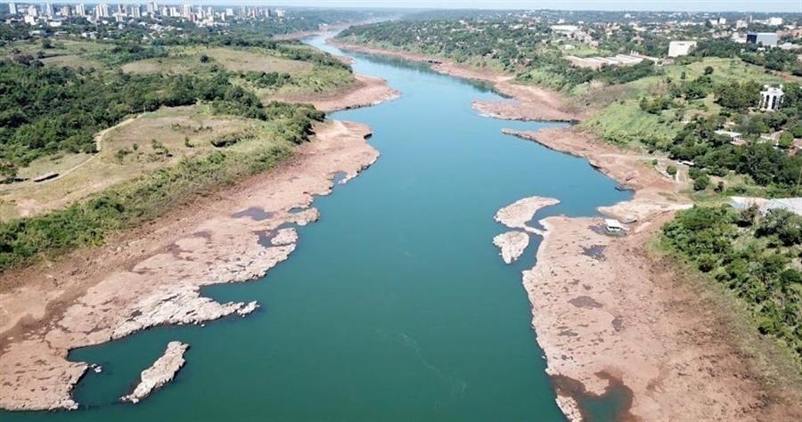 El río Paraná registra su peor bajante en más de medio siglo