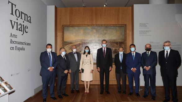 Felipe VI inaugura la exposición del Prado sobre el arte iberoamericano