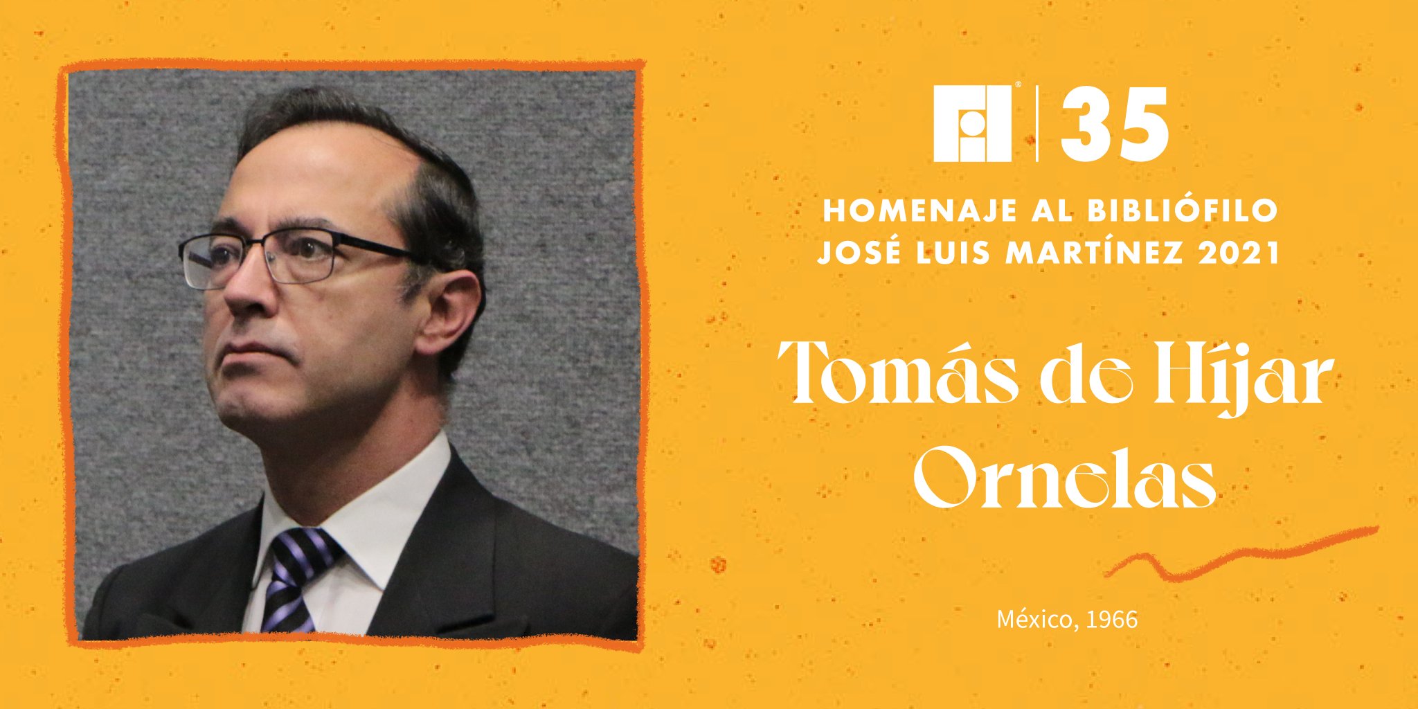 Tomás de Híjar Ornelas recibirá el Homenaje al Bibliófilo