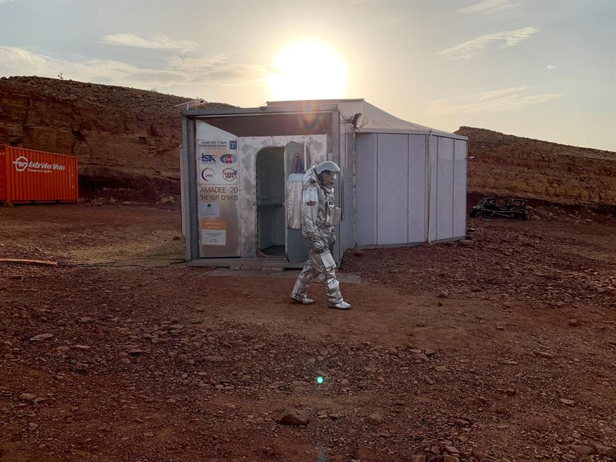 Tres semanas en el paisaje marciano del desierto del Néguev