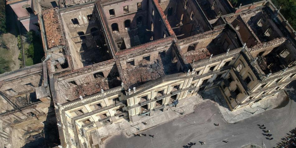 El Museo Nacional de Río inicia su reconstrucción tras incendio de 2018