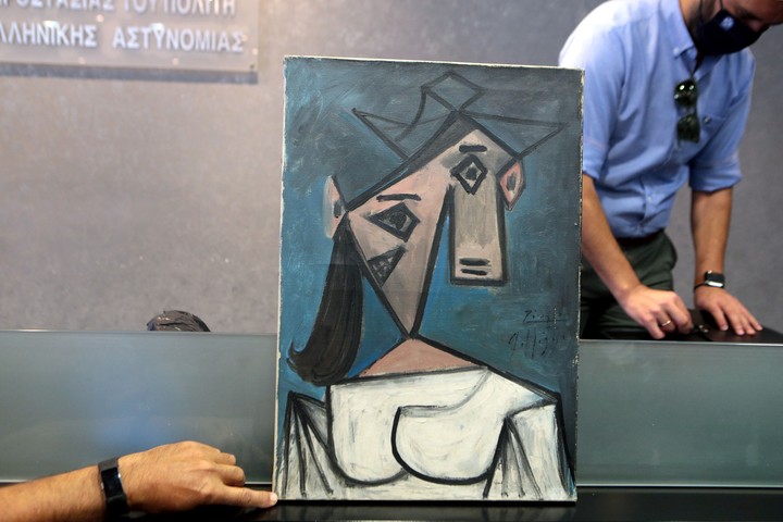 Cuadro de Picasso «Cabeza de mujer» es recuperado en Grecia