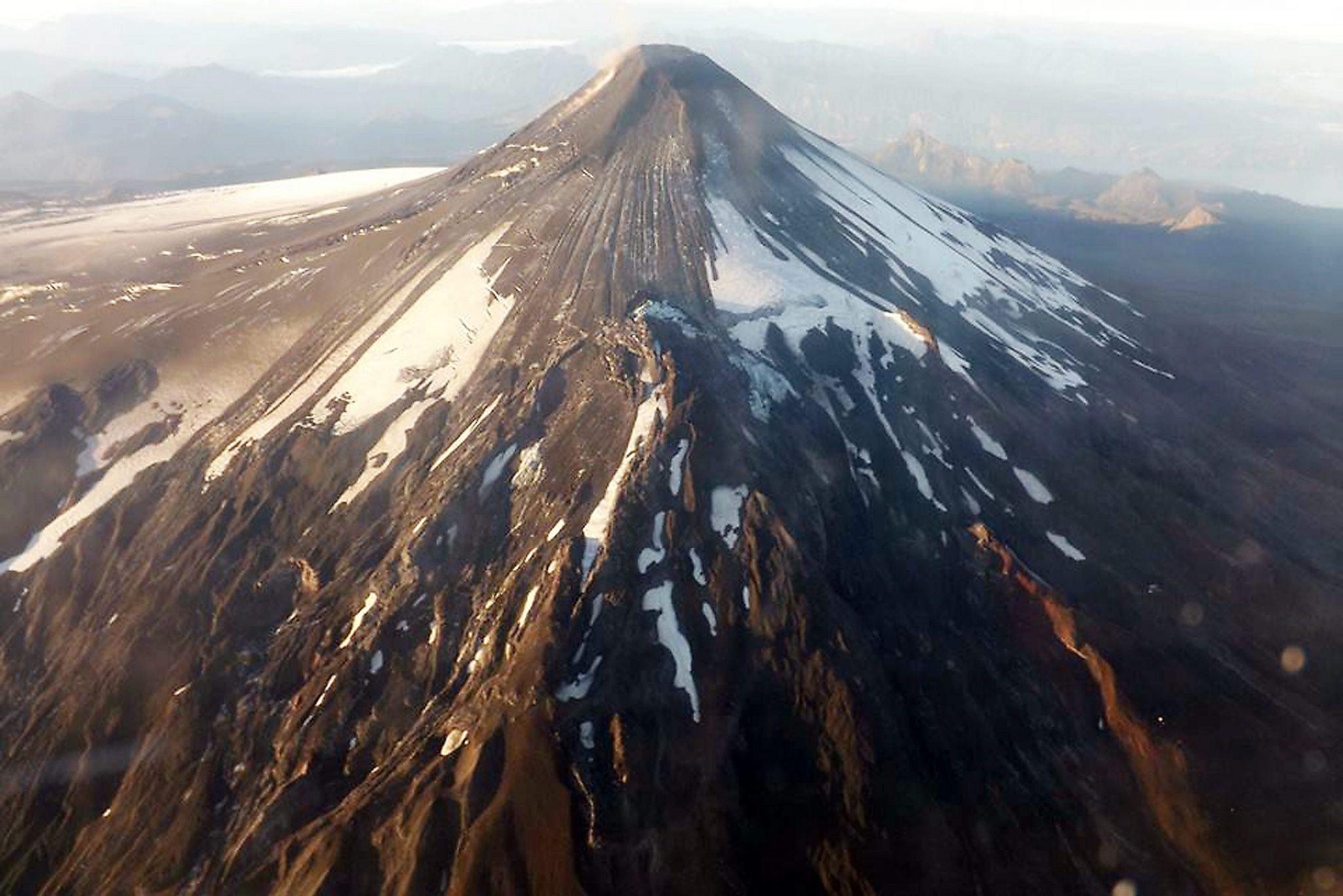 El volcán Villarrica, uno de los volcanes más visitados de América del Sur