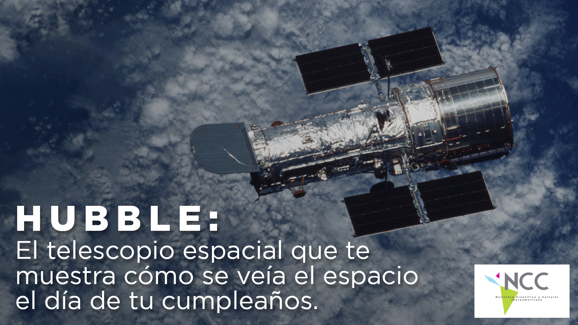 ¿Cómo se veía el espacio el día de tu cumpleaños?