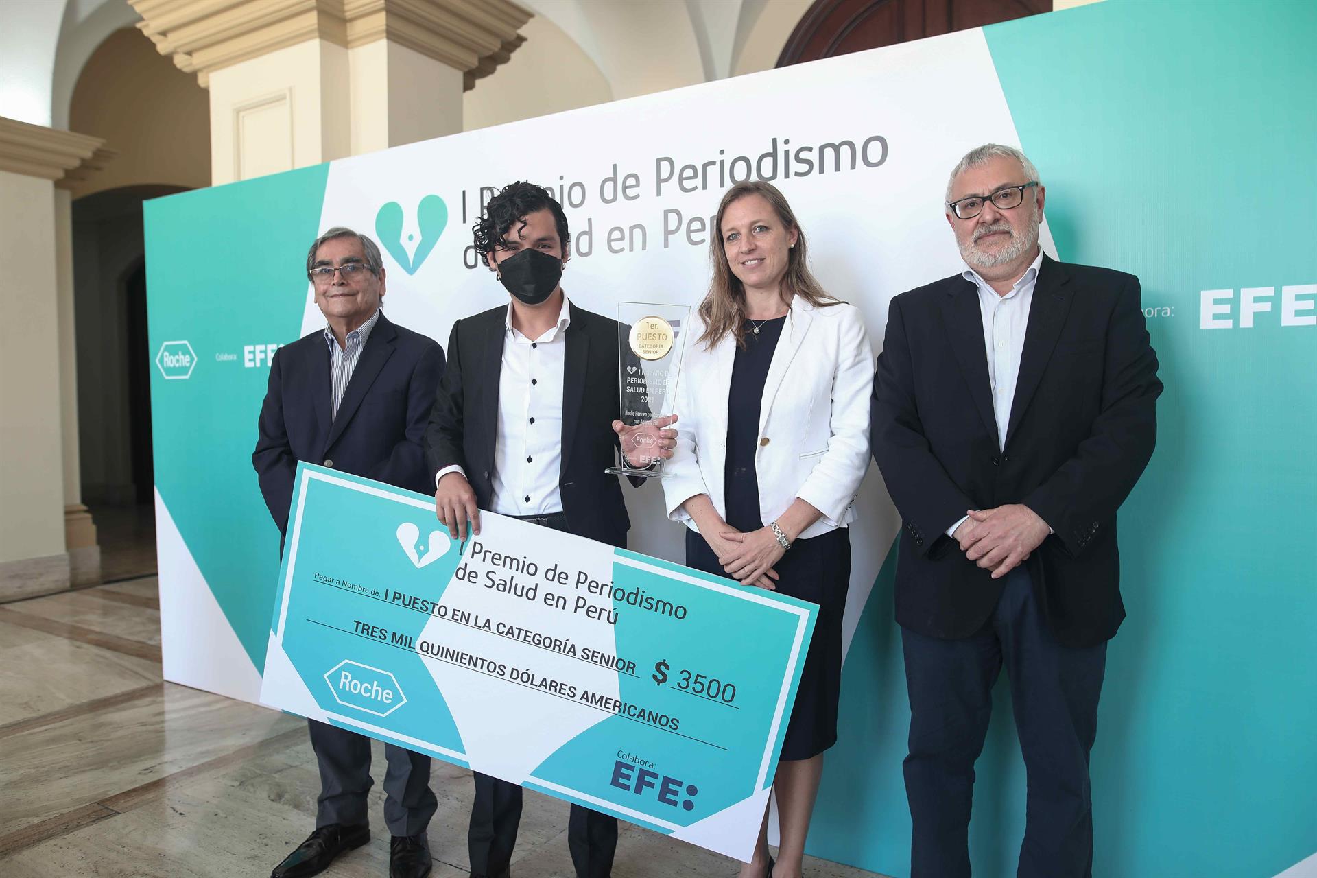 EFE y Roche, premian al periodismo de salud en Perú