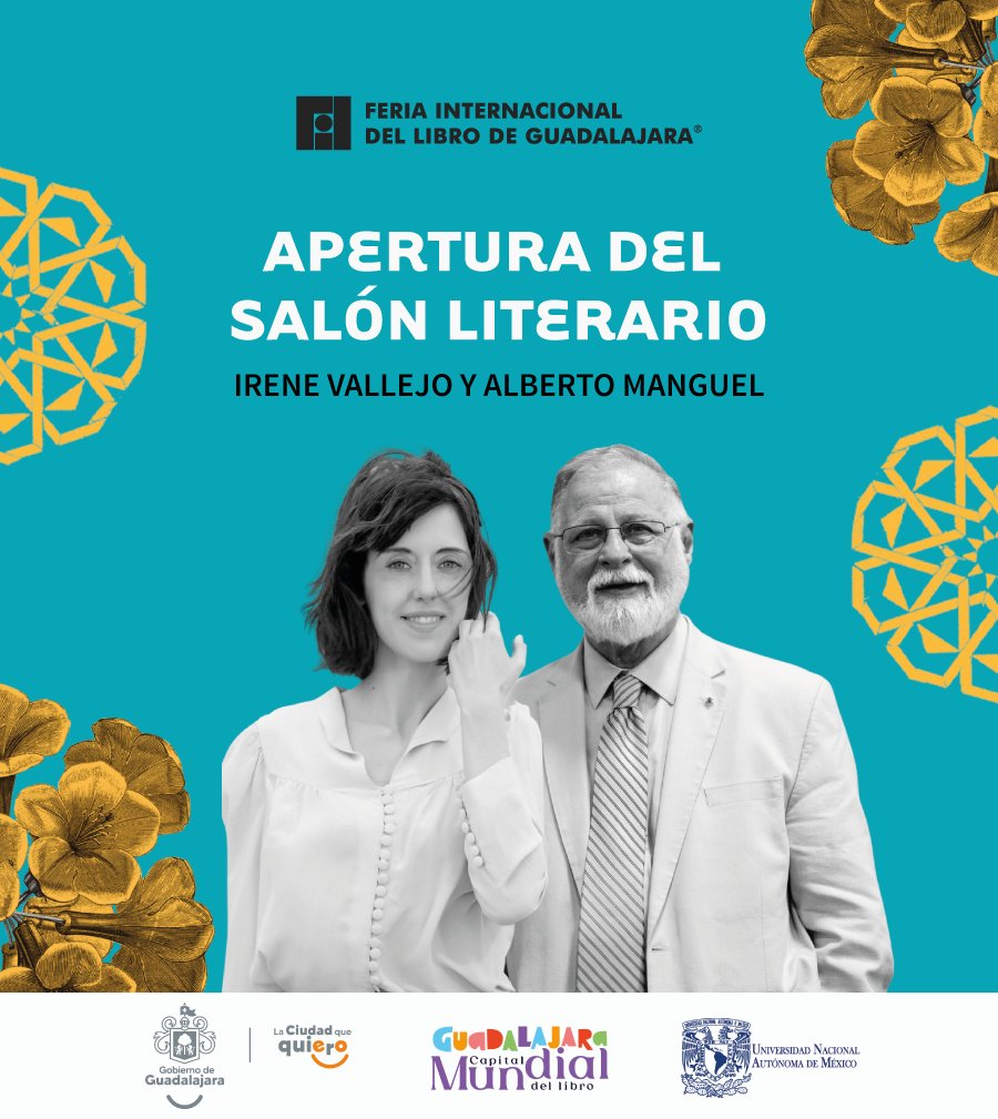 Irene Vallejo y Alberto Manguel compartirán su amor por los libros en el Salón Literario Carlos Fuentes de la FIL 2022