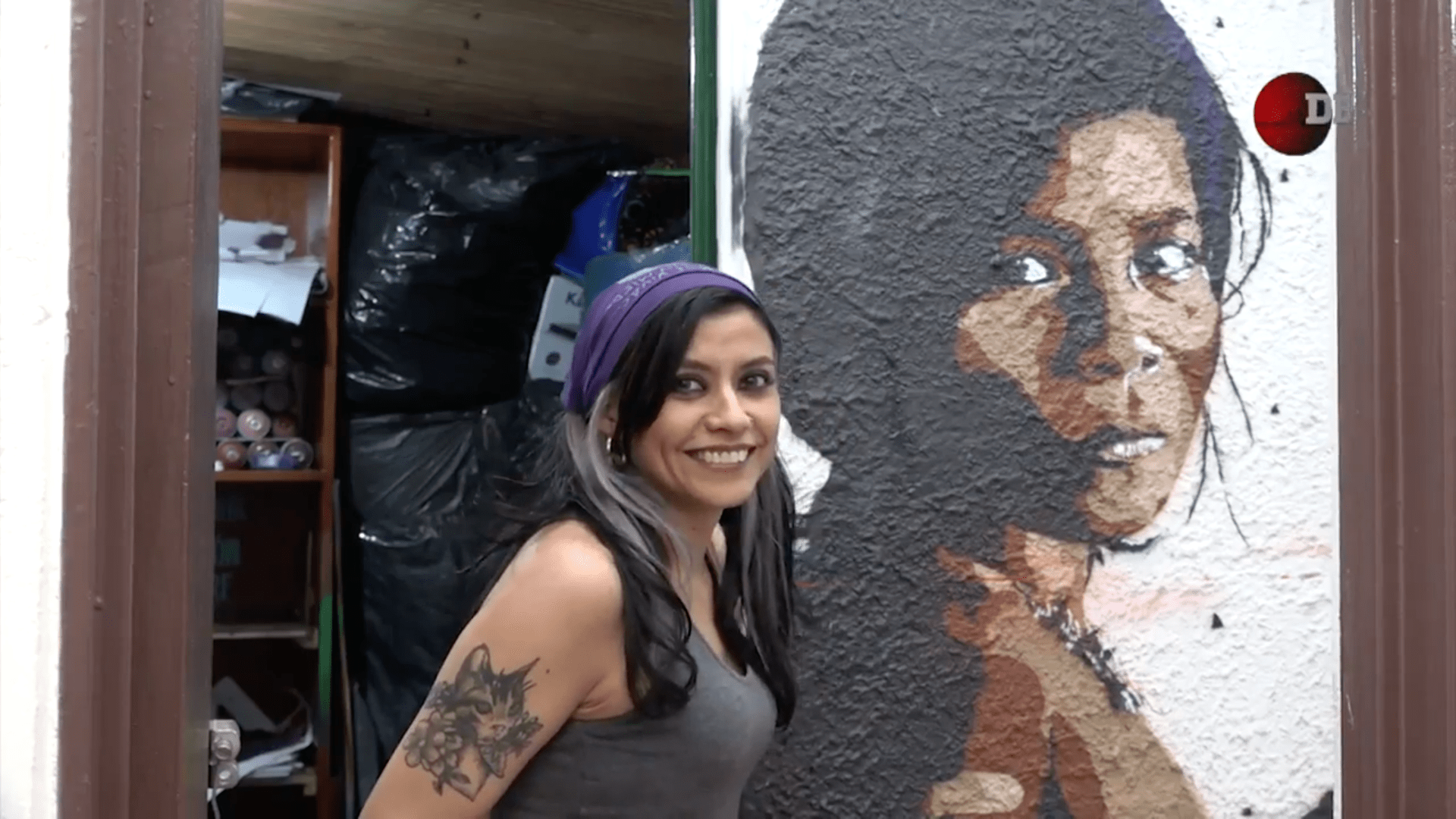 Leela, una artista colombiana que muestra resistencia a través de su arte