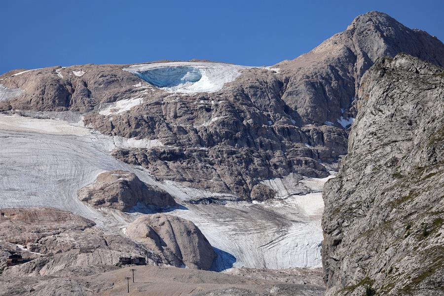 Derrumbe del glaciar en Italia, vinculado a la crisis climática