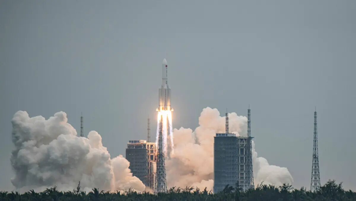 Impactan en el océano Índico los restos del cohete chino Long March 5B