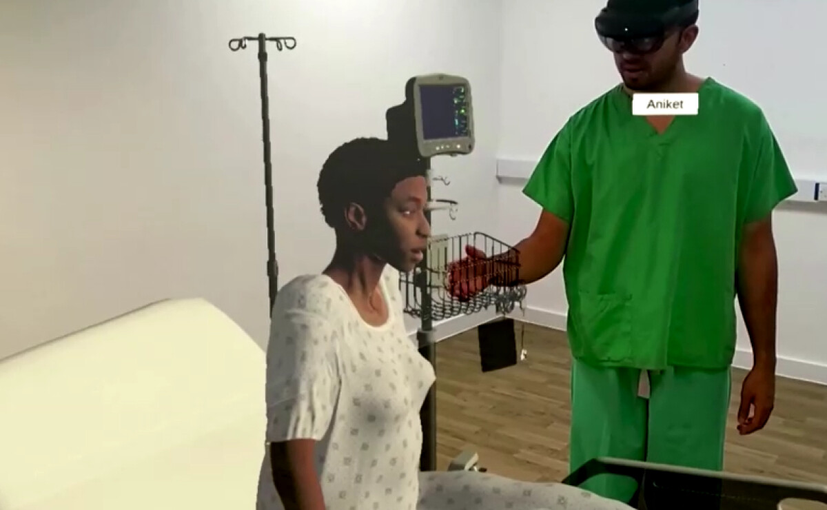 Medicina virtual: estudiantes y médicos aprenden con hologramas