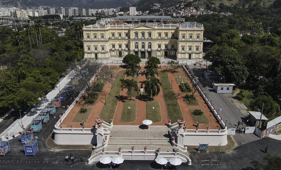 Museo Nacional de Brasil culmina primera etapa de restauración tras incendio