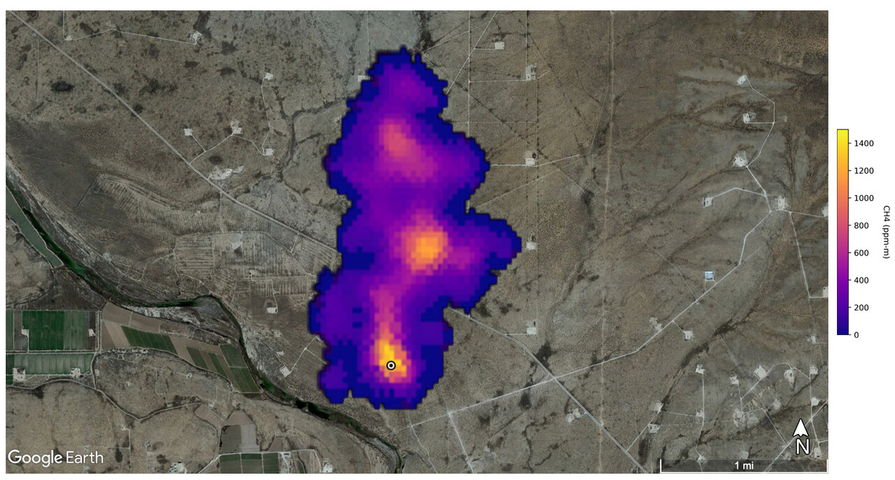 Un instrumento de la NASA identifica más de 50 «súper emisores» de metano