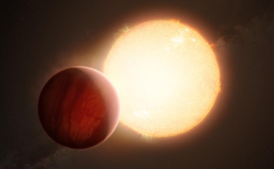 Detectan el elemento más pesado hasta ahora en la atmósfera de un exoplaneta