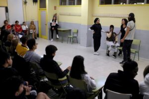SPAIN-THEATRE-EDUCATION-WOMEN-ABUSE-CHILDREN