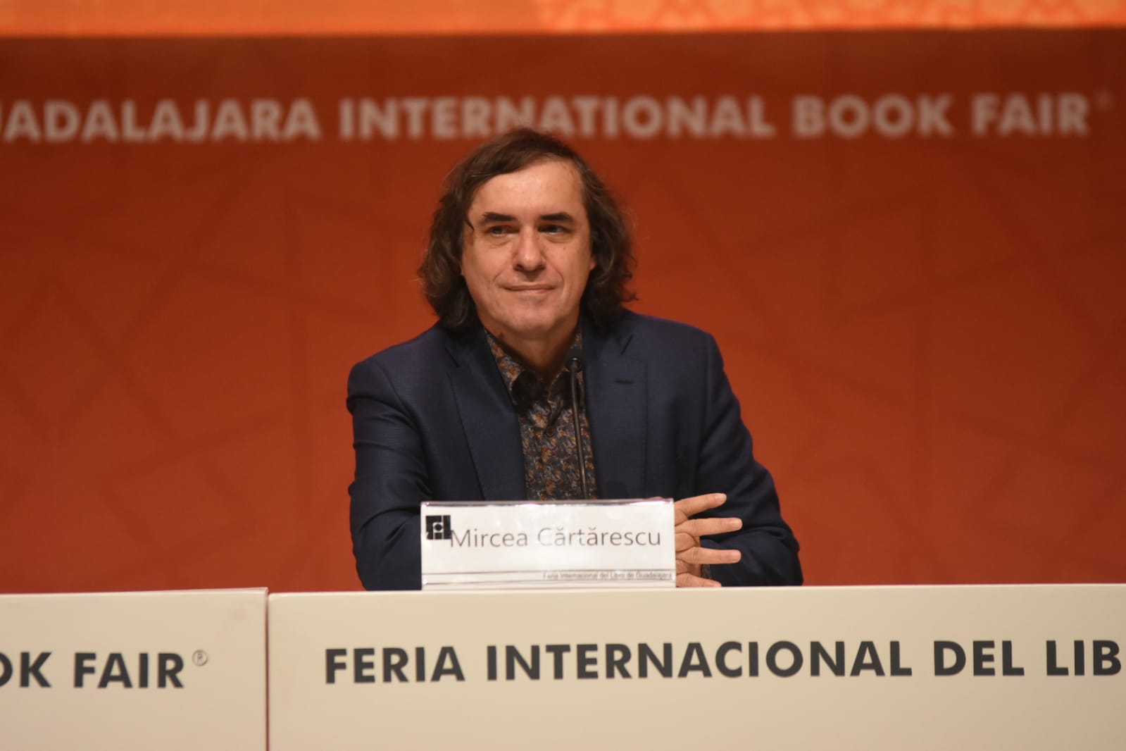 “El placer por la lectura me ha acompañado toda la vida”: Mircea Cărtărescu en FIL