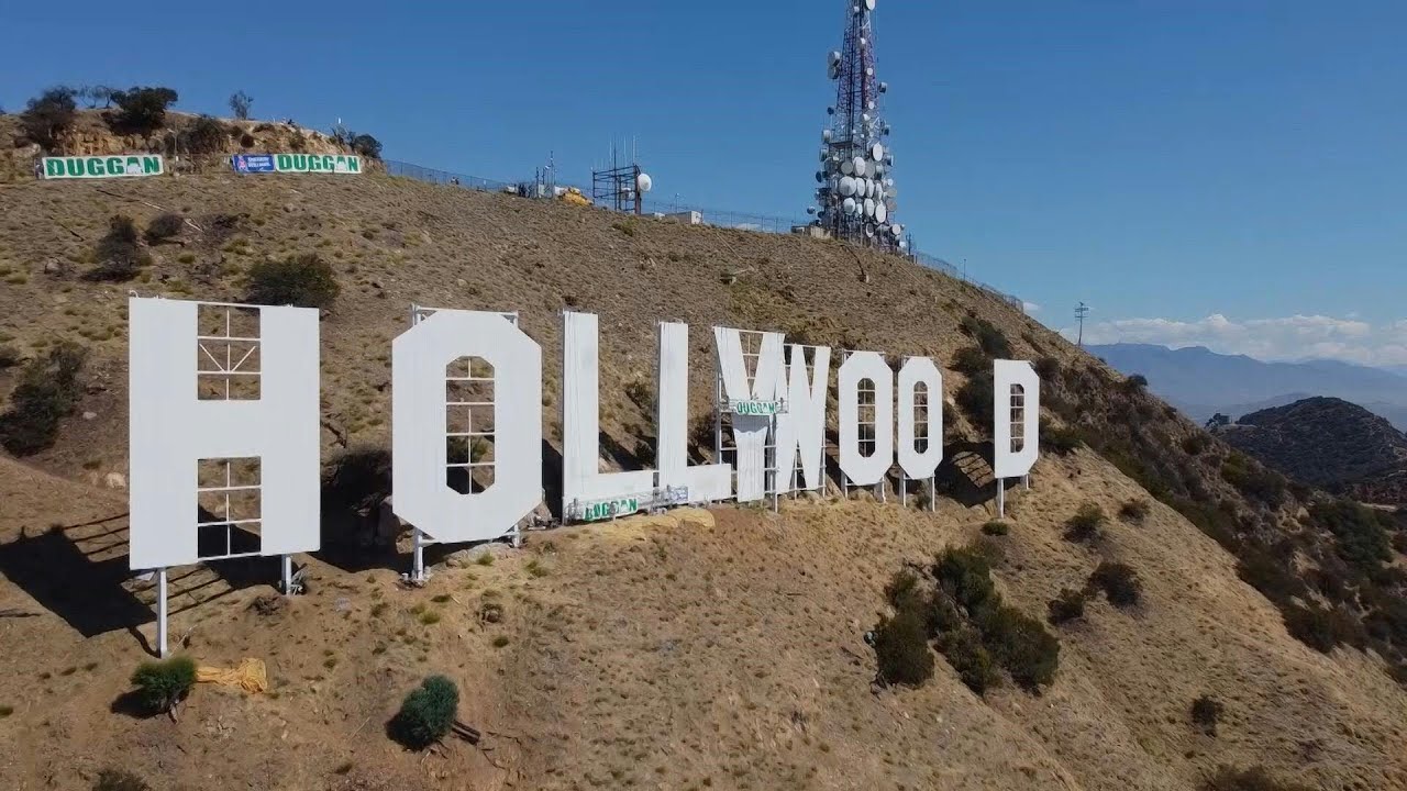 El letrero de Hollywood es remodelado por sus 100 años