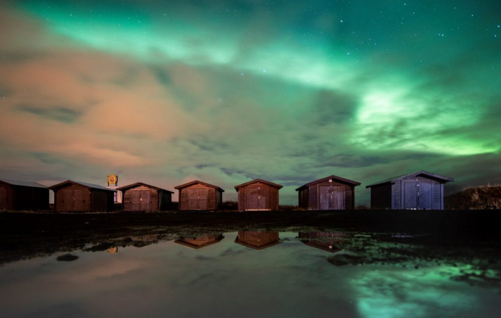 Las auroras boreales colorean los cielos de Centroeuropa