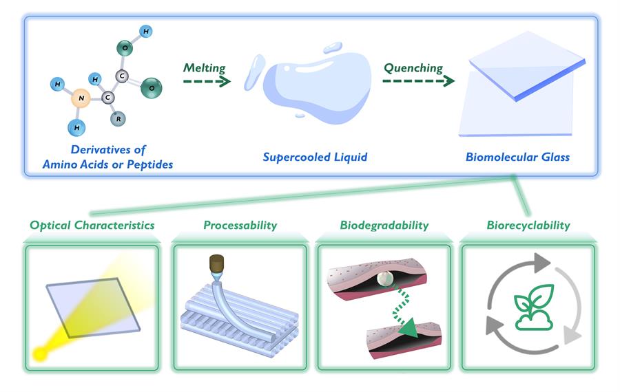 Desarrollan un vidrio biodegradable y bio reciclable