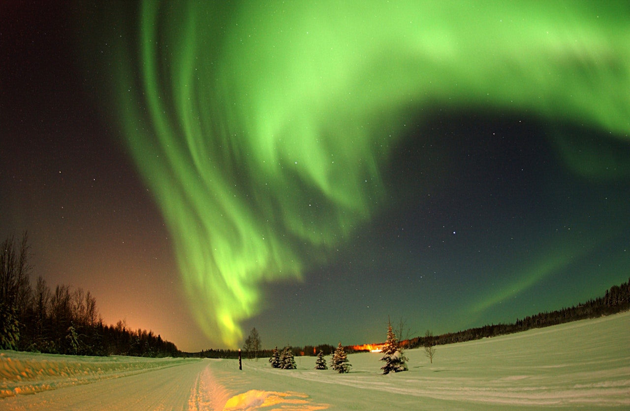 Luz artificial en el cielo de Suecia para estudiar las auroras boreales