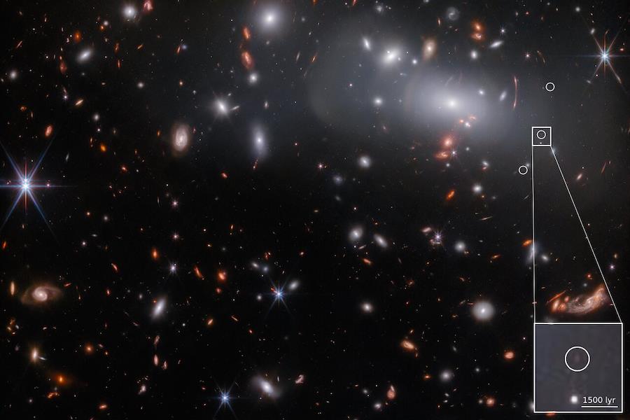 Encuentran un galaxia diminuta nacida a los 500 millones de años del Big Bang