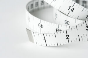 CLoseup of measuring tape