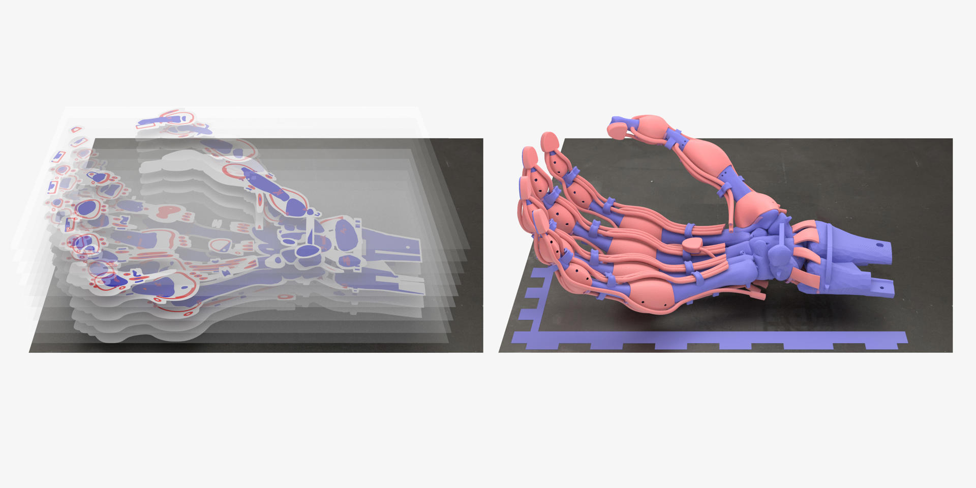 Crean una mano robótica mediante impresión 3D