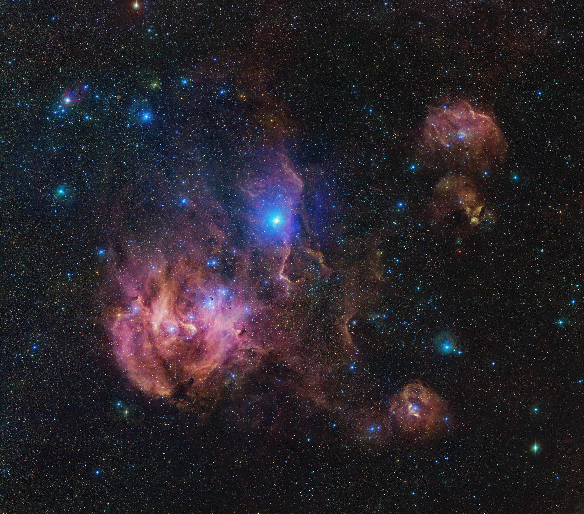 Nueva imagen del ESO muestra la nebulosa del «Pollo Corredor» con un detalle sin precedentes