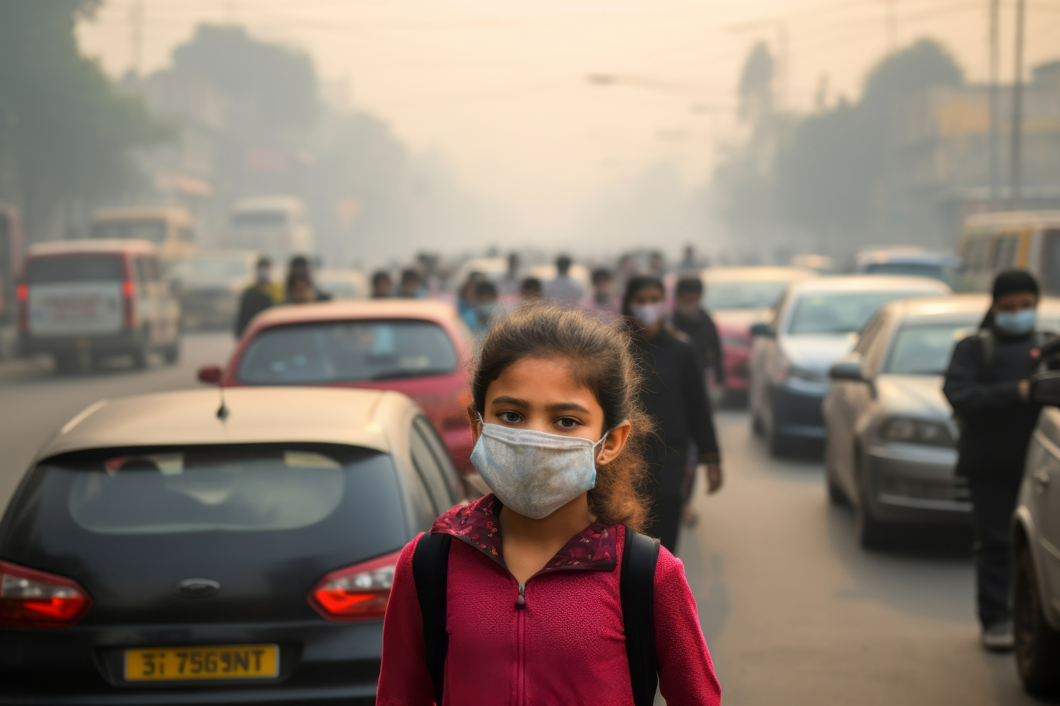 La contaminación del aire aumenta las enfermedades respiratorias en la India