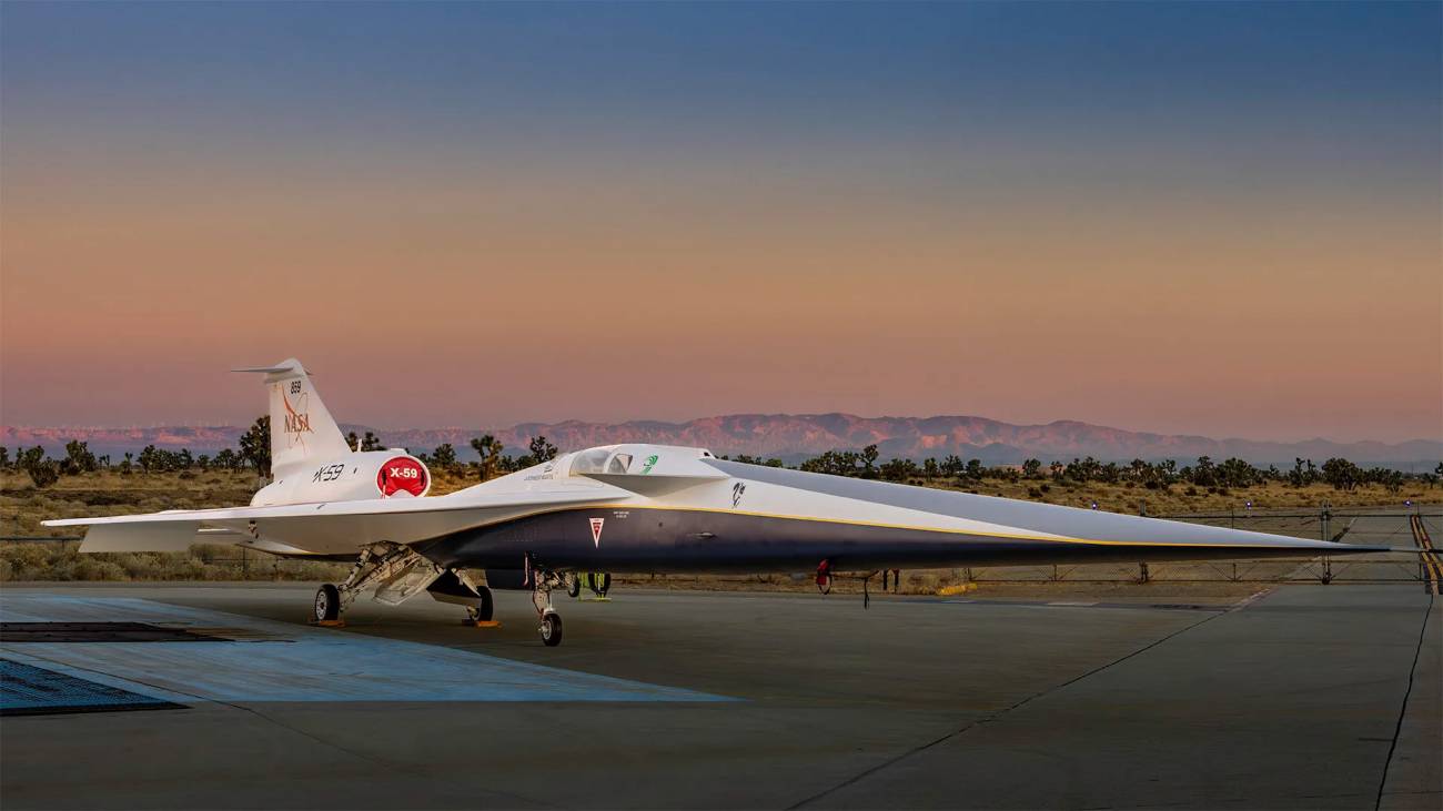 La NASA presenta X-59, su silencioso avión supersónico