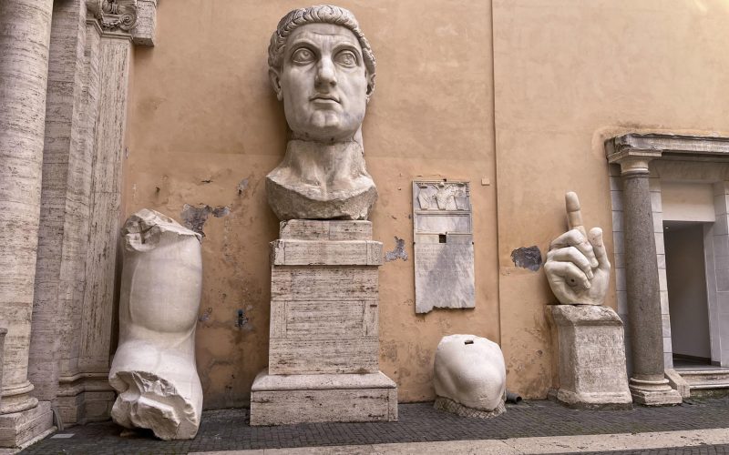 Recrean el coloso del emperador Constantino con impresora 3D