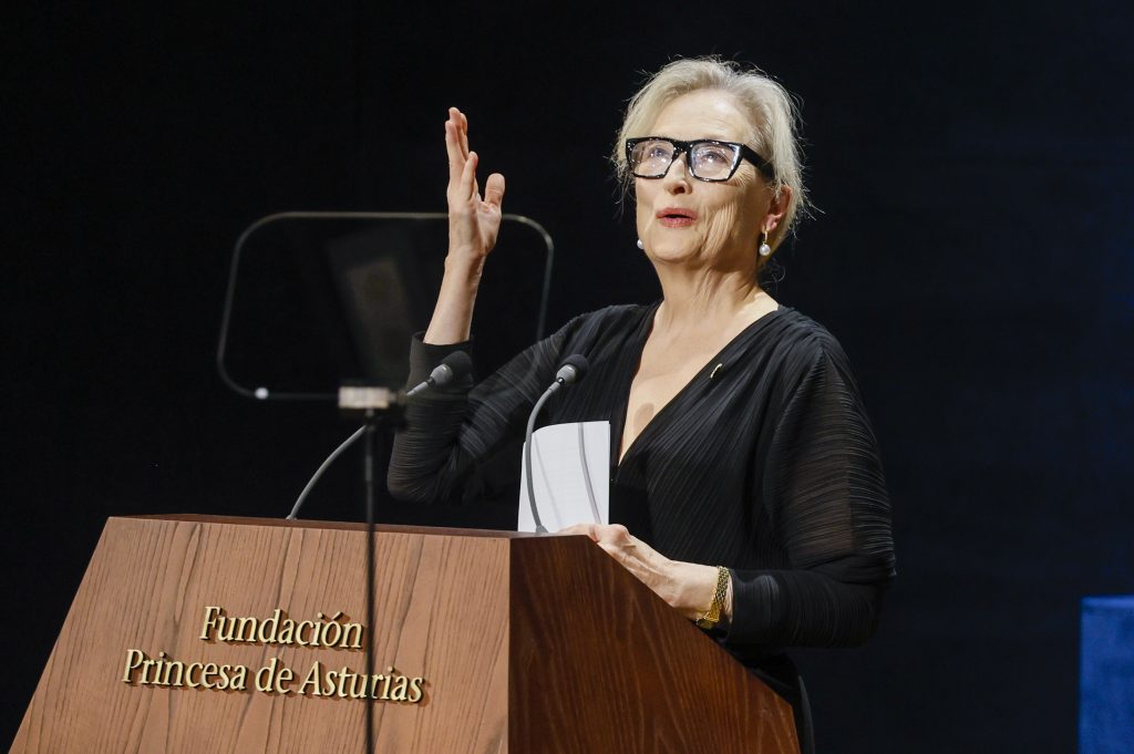 Actriz Meryl Streep. Via EFE