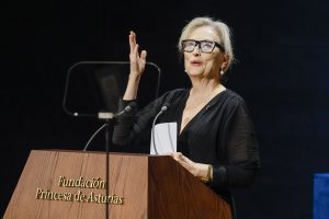 Actriz Meryl Streep. Via EFE