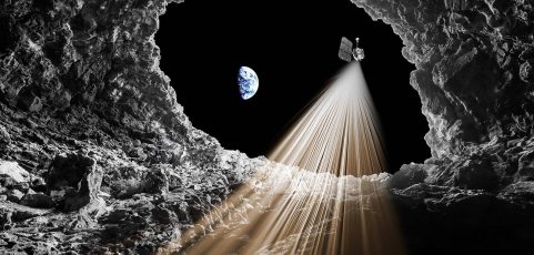 Localizada una cueva accesible en la Luna