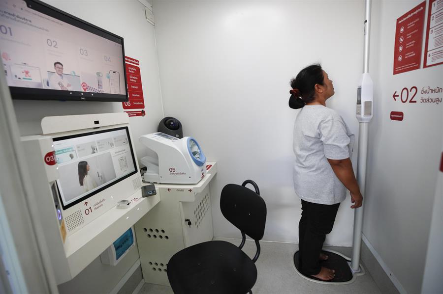 Tailandia instala cabinas para recibir consultas médicas de manera telemática