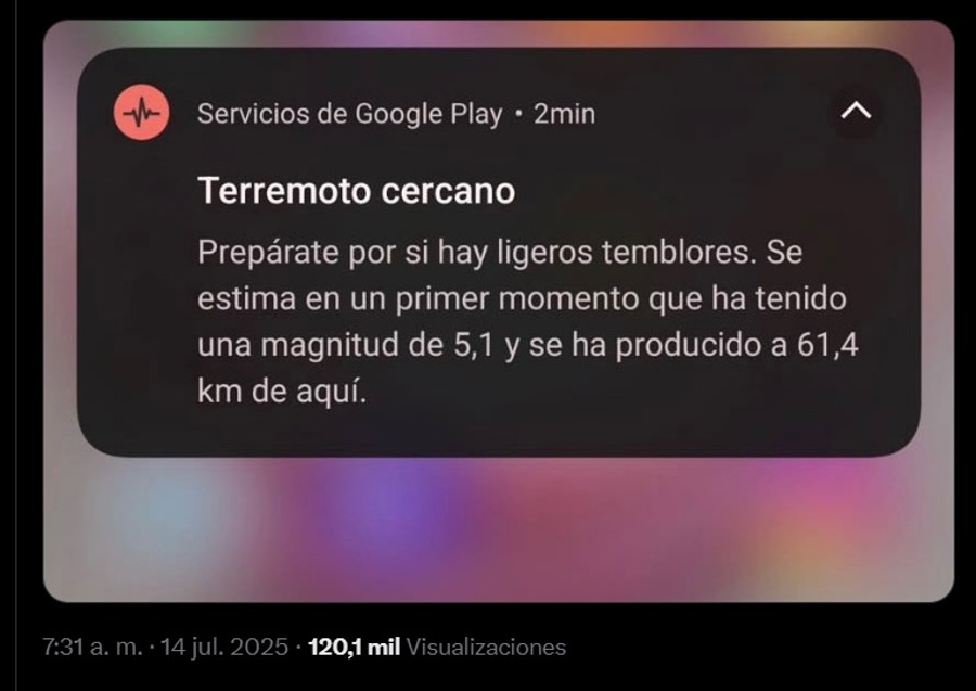 Móviles Android demuestran eficacia para alertar de los terremotos