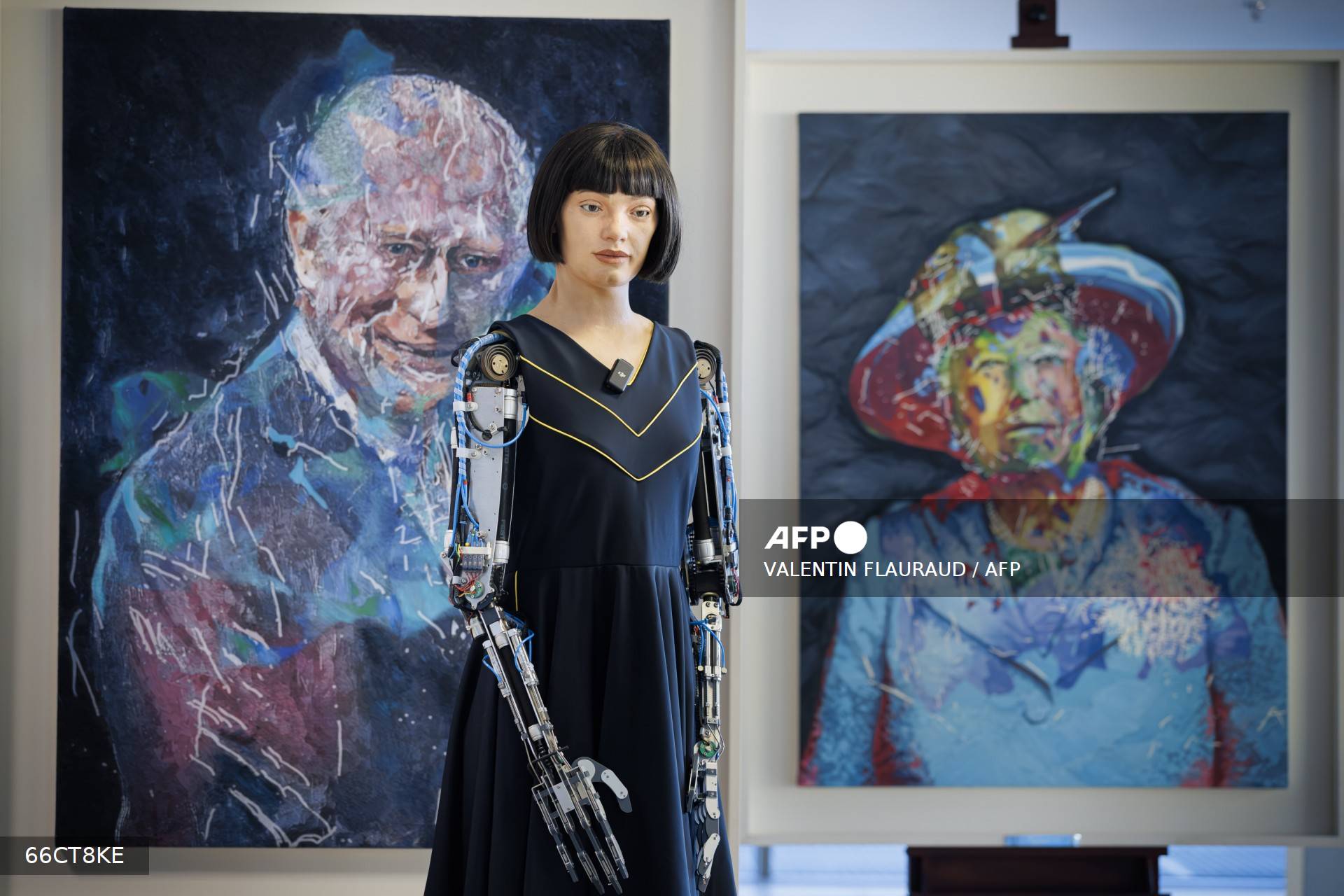 El robot Ai Da asegura que no busca «reemplazar a los artistas humanos»