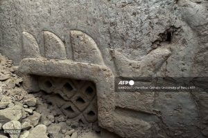 PERU-ARCHAEOLOGY-MURAL-HUACA YOLANDA