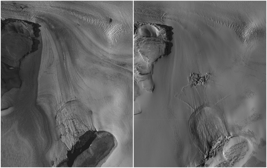 Lagos subglaciales de Groenlandia fracturan e inundan la capa de hielo