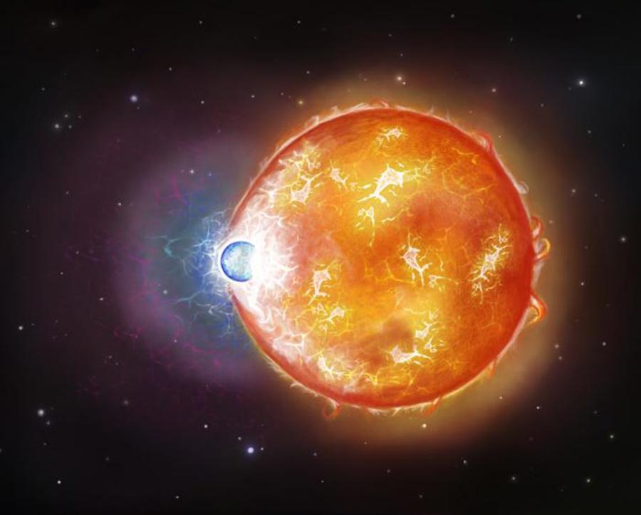 El telescopio Hubble revela secuelas de una rara colisión estelar
