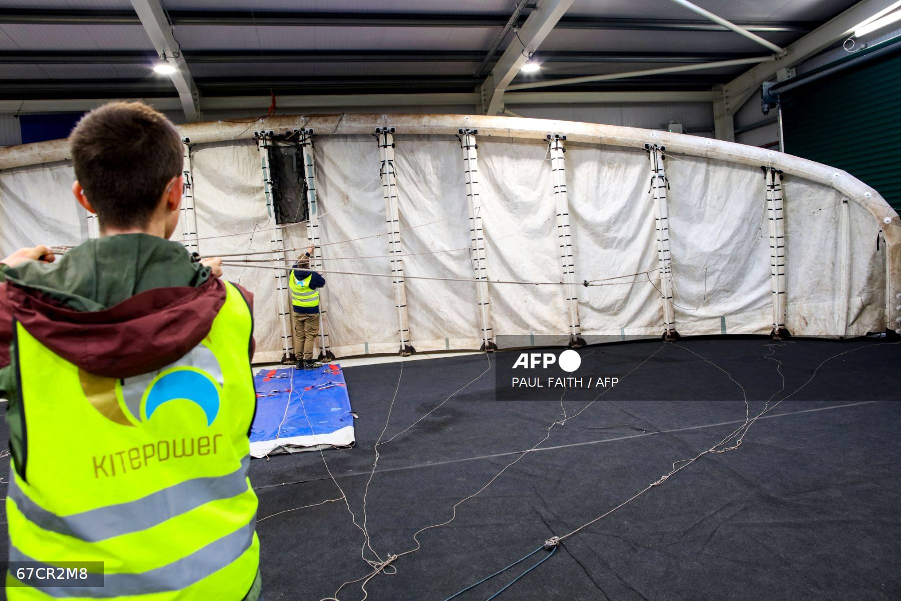 En Irlanda usan cometas gigantes para generar electricidad