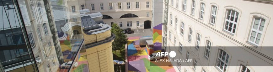 Un museo en Austria pinta el asfalto para enfrentar el calor