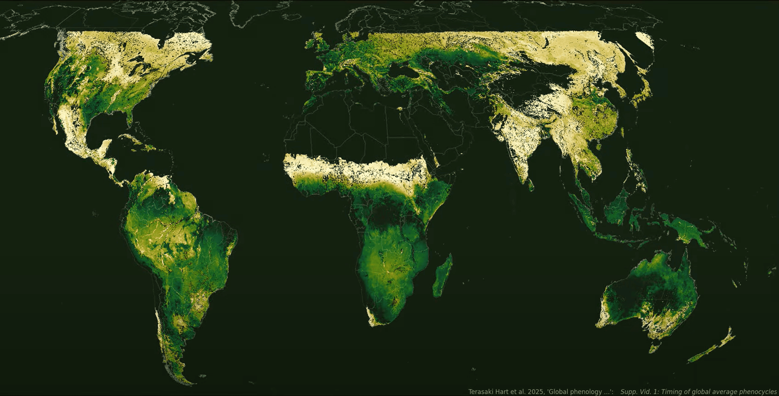 Imágenes satelitales revelan desfase de las estaciones