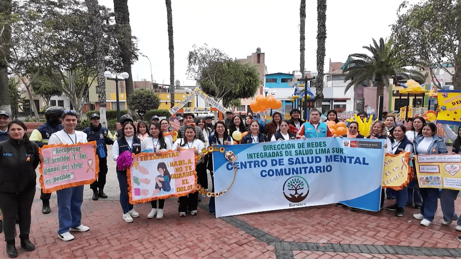 Pasacalle en Perú promueve la prevención del suicidio