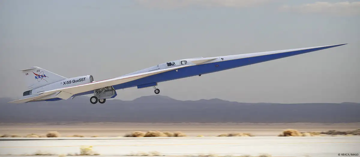 El X-59 de la NASA promete revolucionar los viajes aéreos