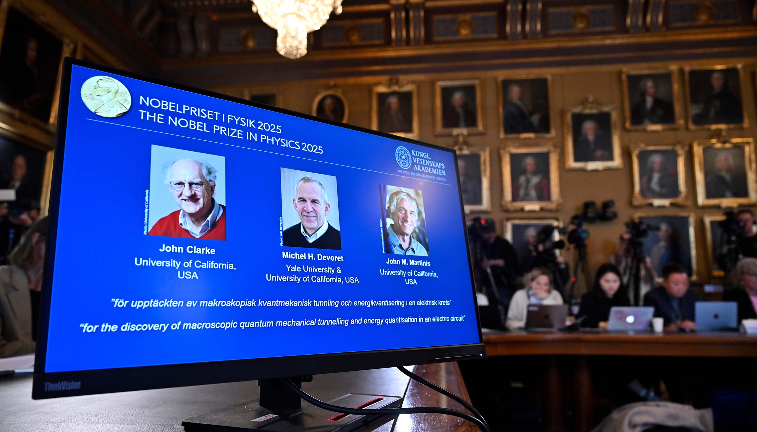El Nobel de Física reconoce los hallazgos sobre fenómenos cuánticos