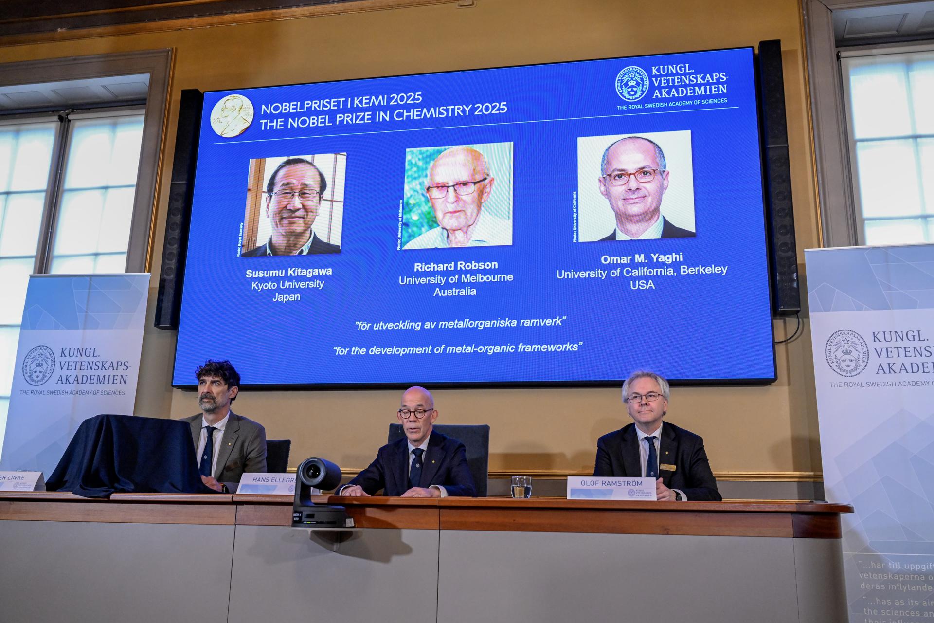 Estructuras metalorgánicas, protagonistas del Nobel de Química 2025