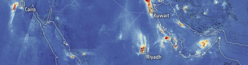 Sentinel-5 ya observa las zonas con peor calidad del aire desde el espacio